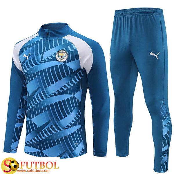 Chandal Equipos De Futbol Manchester City Azul 2023/2024  [Survetement-2324-165] - €48.00 : Zen Cart, E-Comercio