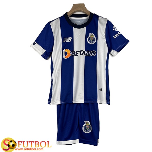 Equipación FC Porto 1º Equipación 23/24 - Azul - Equipación Fútbol Niños, Sprinter