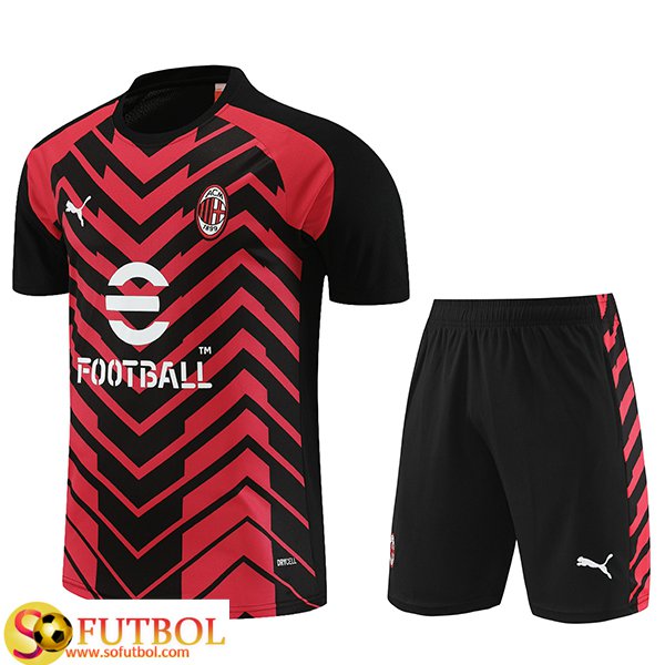 Camiseta de entrenamiento AC Milan - Rojo