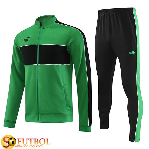 Donde Hacer Chandal Equipos De Futbol Chaqueta PUMA Verde 2023
