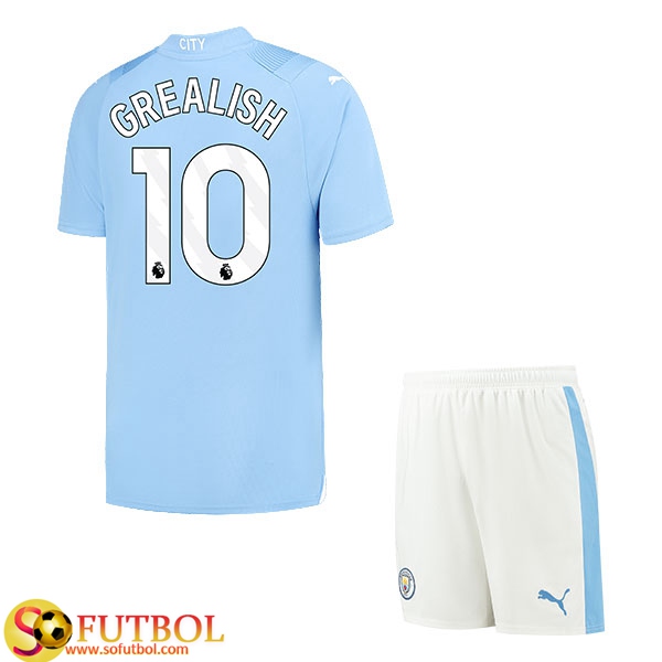 Camiseta Puma Manchester City Grealish 2023 2024 azul