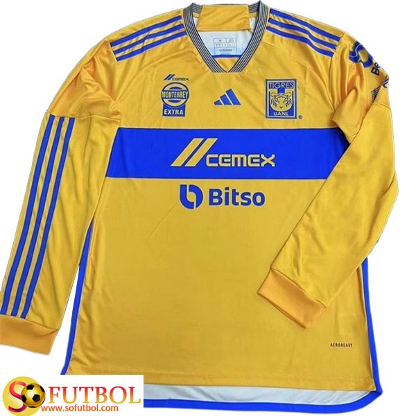 Como Crear Camisetas De Futbol Tigres UANL Primera Manga Larga