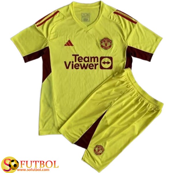 Camiseta Stuttgart Portero 2021-2022 Nino Amarillo